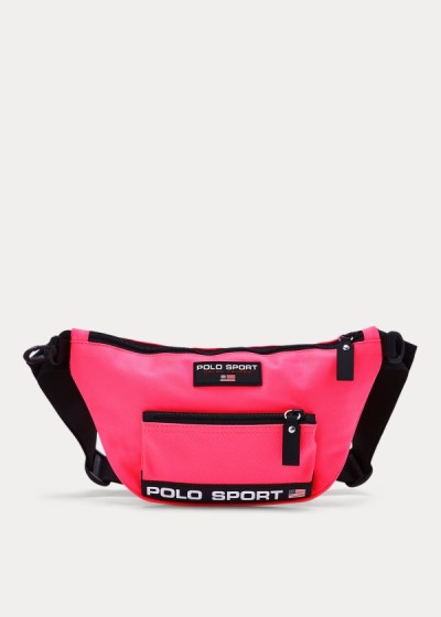 Bolsa Cinturon Polo Ralph Lauren Hombre Rosas - Polo Sport Nylon - RYCZP9053